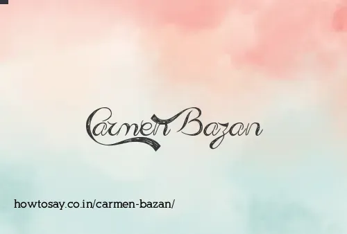 Carmen Bazan