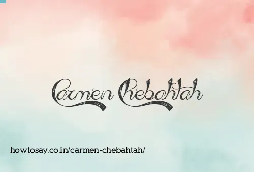 Carmen Chebahtah