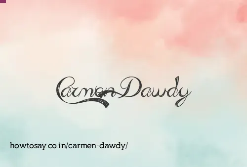 Carmen Dawdy