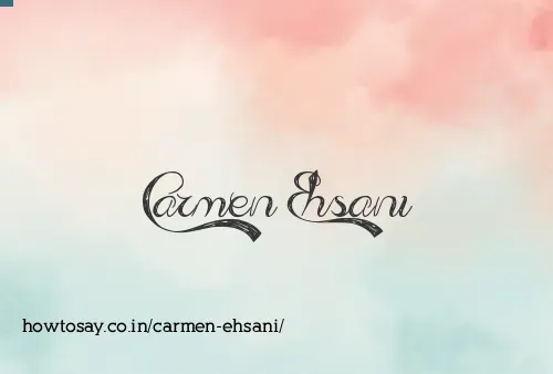 Carmen Ehsani