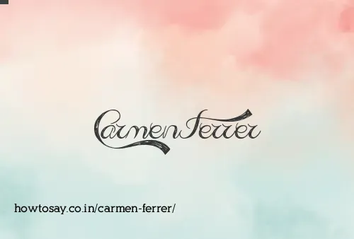 Carmen Ferrer