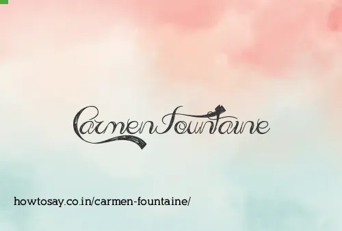 Carmen Fountaine