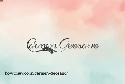 Carmen Geosano