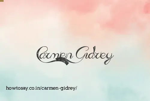 Carmen Gidrey