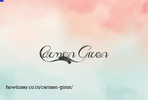 Carmen Giron