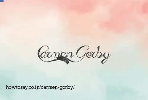 Carmen Gorby
