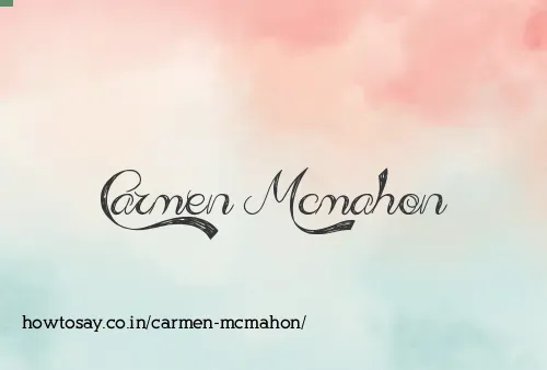 Carmen Mcmahon