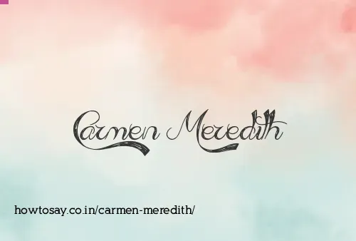 Carmen Meredith
