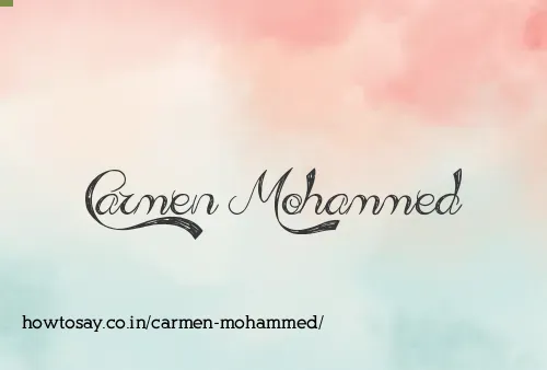 Carmen Mohammed
