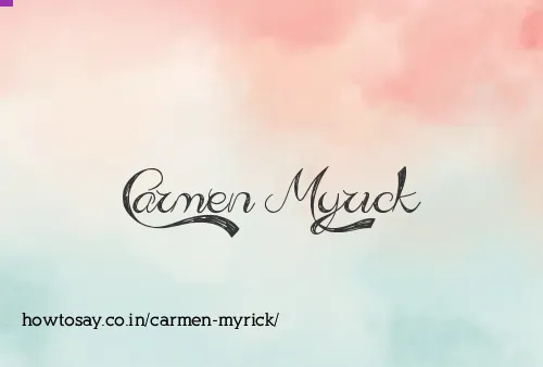 Carmen Myrick