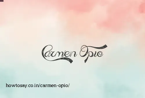 Carmen Opio