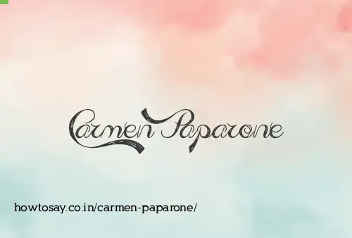 Carmen Paparone