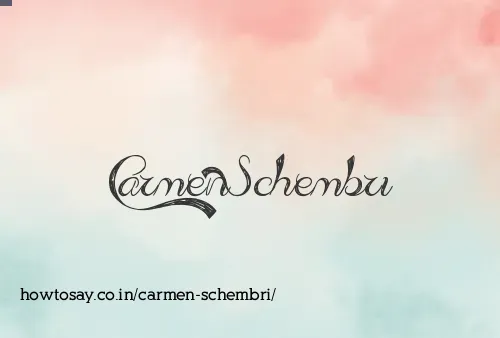 Carmen Schembri