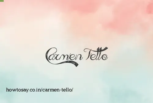 Carmen Tello