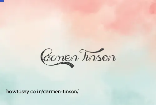 Carmen Tinson