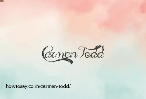 Carmen Todd