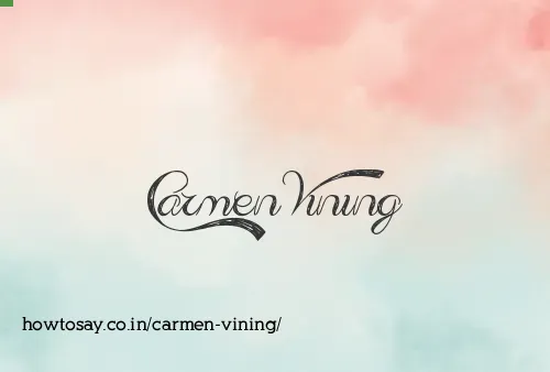 Carmen Vining