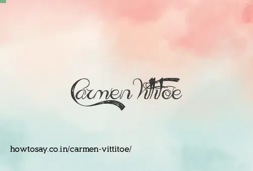 Carmen Vittitoe