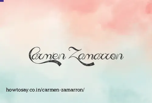 Carmen Zamarron