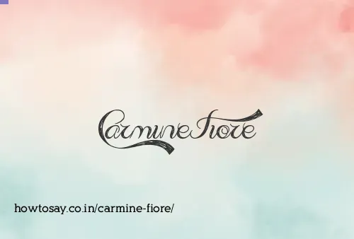 Carmine Fiore