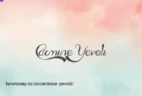 Carmine Yevoli