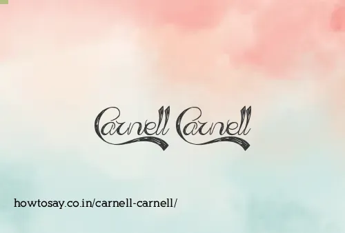 Carnell Carnell