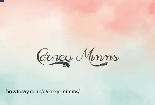 Carney Mimms