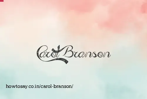 Carol Branson