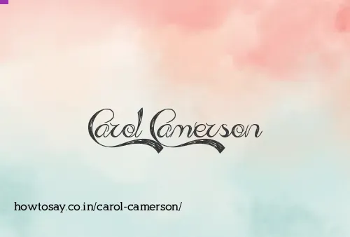 Carol Camerson