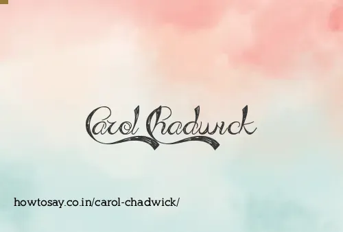Carol Chadwick