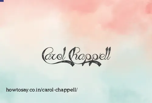 Carol Chappell