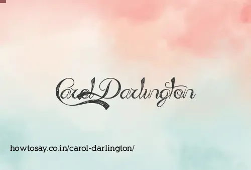Carol Darlington