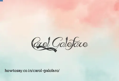 Carol Galofaro