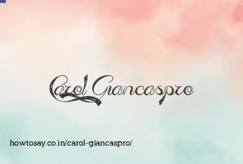 Carol Giancaspro