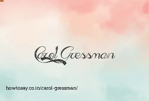 Carol Gressman