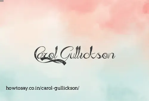 Carol Gullickson