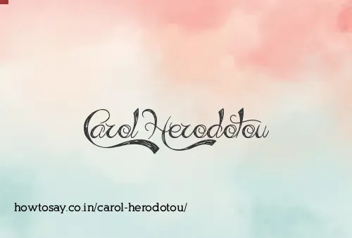 Carol Herodotou