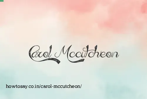 Carol Mccutcheon