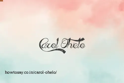 Carol Ohelo
