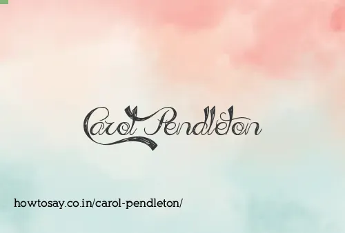 Carol Pendleton
