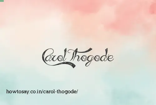 Carol Thogode