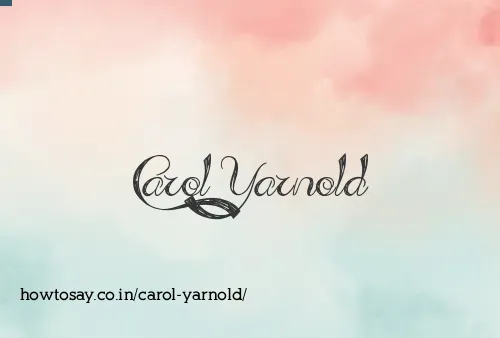 Carol Yarnold