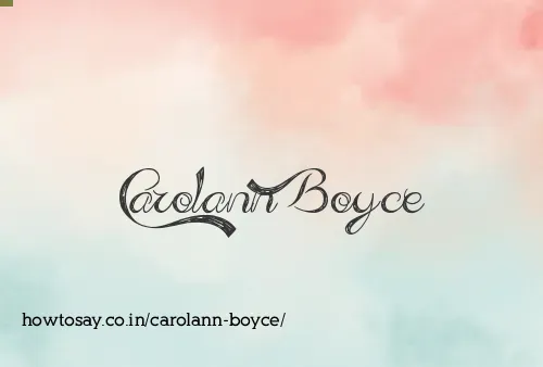 Carolann Boyce