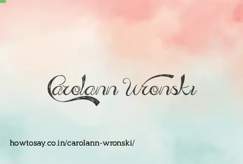 Carolann Wronski