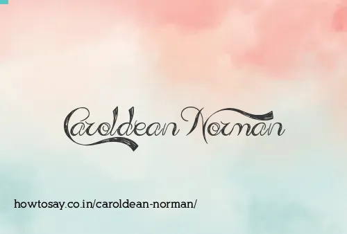 Caroldean Norman