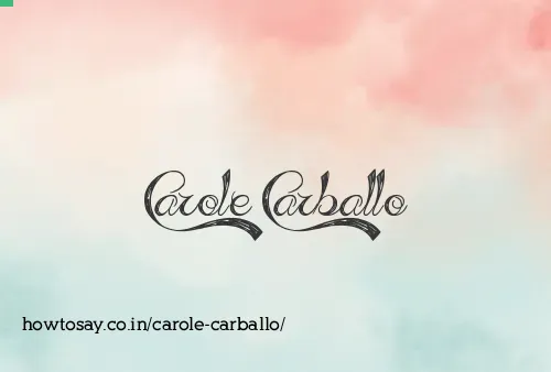 Carole Carballo