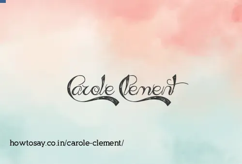 Carole Clement