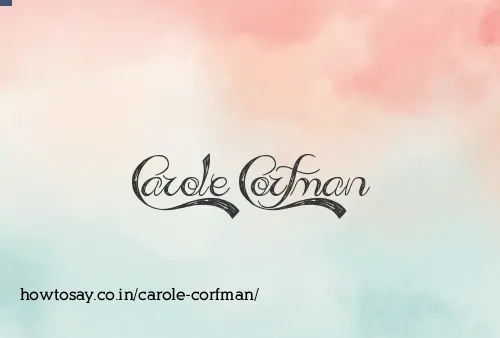Carole Corfman