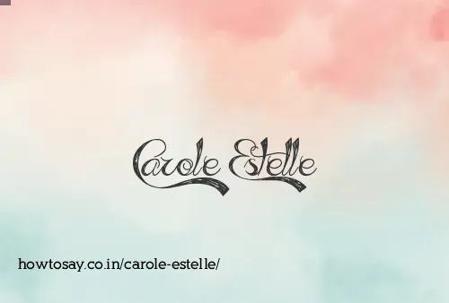 Carole Estelle