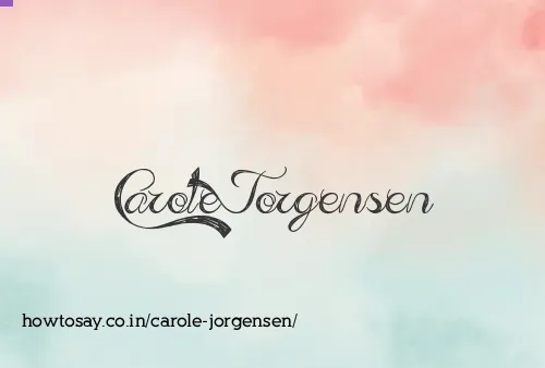 Carole Jorgensen